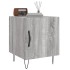 Mesitas noche 2 uds madera ingeniería gris Sonoma 40x40x50