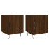 Mesitas noche 2 uds madera ingeniería marrón roble 40x40x50
