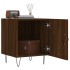 Mesitas noche 2 uds madera ingeniería marrón roble 40x40x50