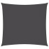 Toldo de vela cuadrado tela oxford gris antracita 3x3