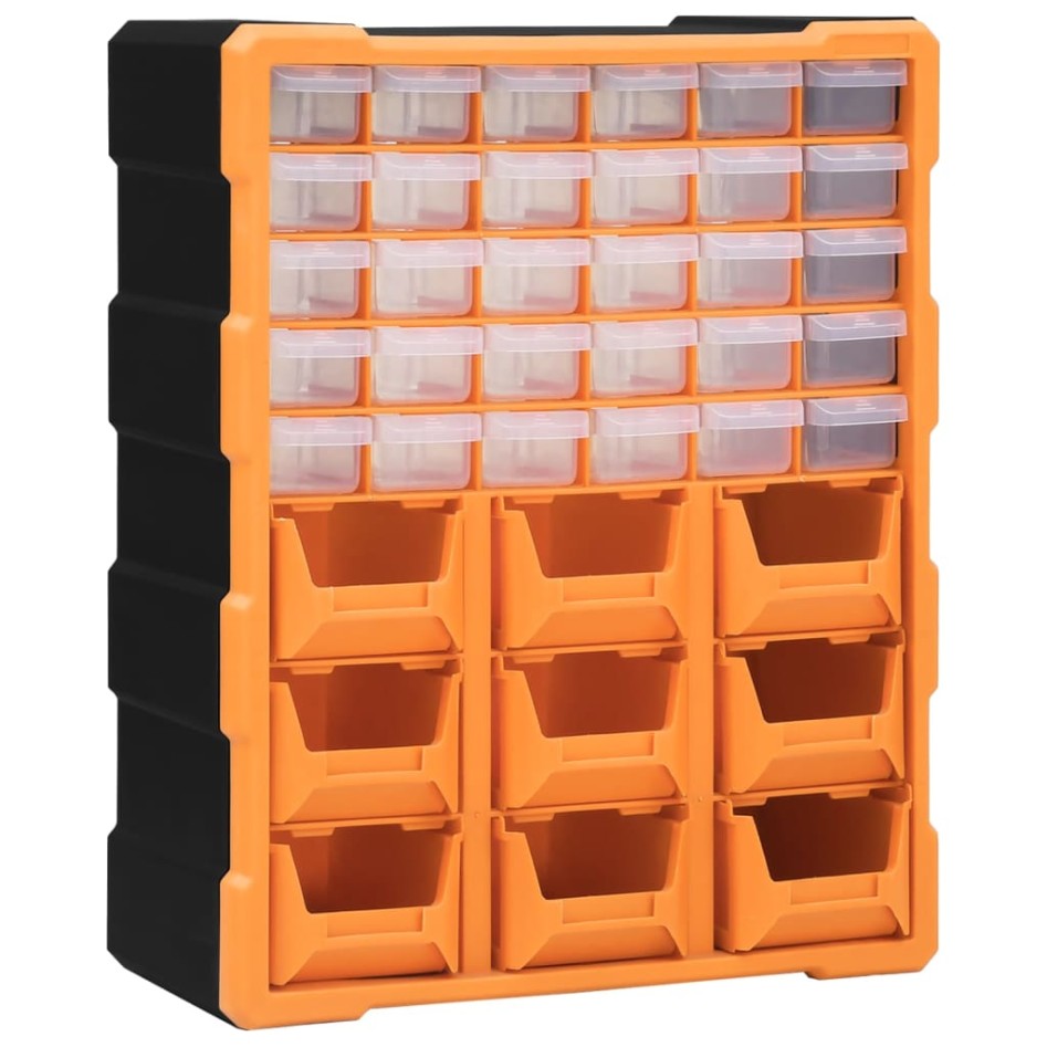 Organizador multicajones con 39 cajones 38x16x47