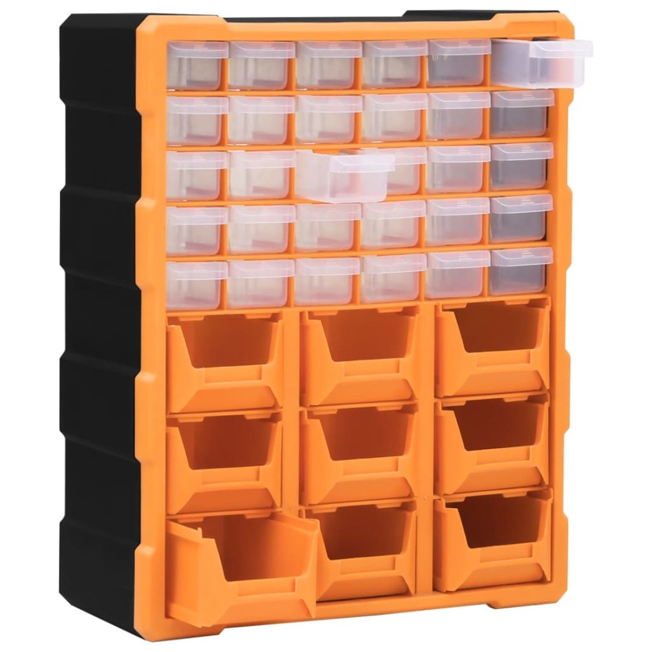 Organizador multicajones con 39 cajones 38x16x47