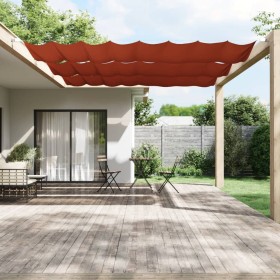 Toldo vertical terracota tela oxford 140x600