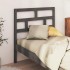 Cabecero de cama madera maciza de pino gris 106x4x100