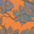 DUTCH WALLCOVERINGS Papel de pared pino azul y