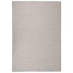 Alfombra de exterior de tejido plano gris taupe 140x200 cm