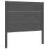 Cabecero madera maciza de pino gris 96x4x100