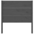 Cabecero madera maciza de pino gris 96x4x100