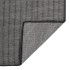 Alfombra de exterior de tejido plano gris 140x200