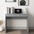 Escritorio de madera contrachapada gris Sonoma 90x40x72