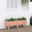Arriate elevado jardín madera maciza abeto Douglas 121x30x38 cm