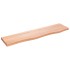 Estante de pared madera de roble tratada marrón claro