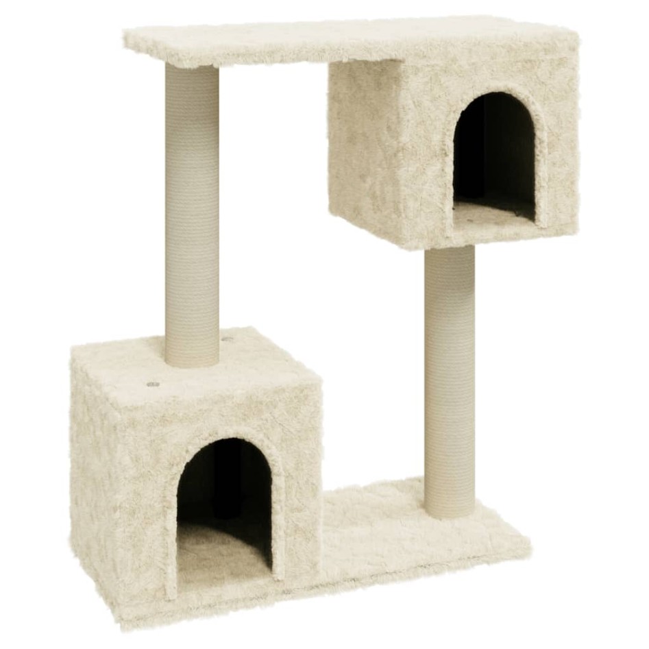 Rascador para gatos con postes de sisal 60 cm