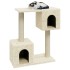 Rascador para gatos con postes de sisal 60 cm