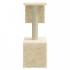 Rascador para gatos con postes de sisal 60 cm