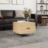 Mesa de centro madera de ingeniería roble Sonoma 50x50x40