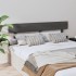 Cabecero de cama madera maciza de pino gris 164x3x81