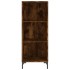 Aparador de madera de ingeniería roble ahumado 34,5x32,5x90