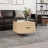 Mesa de centro madera contrachapada roble Sonoma 50x50x40