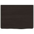 Estante pared madera roble tratada marrón oscuro 40x30x(2-6)