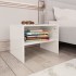 Mesitas de noche 2 uds madera contrachapada blanco 40x30x30