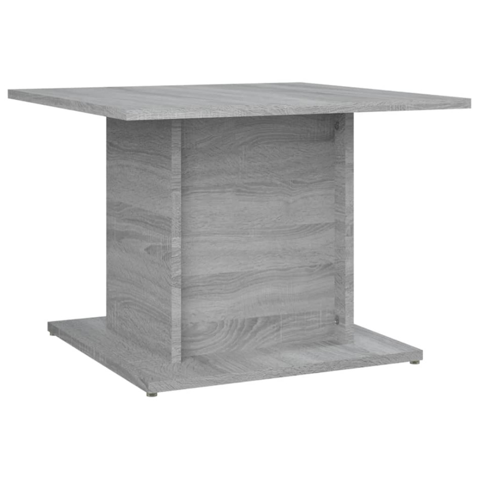 Mesa de centro madera de ingeniería gris Sonoma 55,5x55,5x40