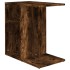 Mesa auxiliar madera contrachapada roble ahumado 50x30x50