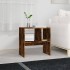 Mesa auxiliar madera contrachapada roble ahumado 50x30x50