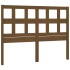 Cabecero de cama madera maciza de pino marrón miel 205x4x100