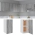 Armario colgante madera ingeniería gris sonoma 29,5x31x60