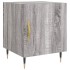 Mesita de noche madera de ingeniería gris Sonoma 40x40x50