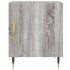 Mesita de noche madera de ingeniería gris Sonoma 40x40x50