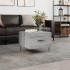 Mesa de centro madera contrachapada gris Sonoma 50x50x40