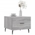 Mesa de centro madera contrachapada gris Sonoma 50x50x40