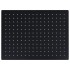 Cabezal ducha efecto lluvia acero inox cuadrado negro 40x30