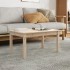 Mesa de centro de madera maciza de pino 80x50x40