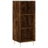 Aparador de madera de ingeniería roble ahumado 34,5x32,5x90