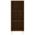 Aparador de madera de ingeniería marrón roble 34,5x32,5x90