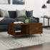 Mesa de centro madera contrachapada roble marrón 90x50x40