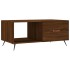 Mesa de centro madera contrachapada roble marrón 90x50x40