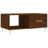 Mesa de centro madera contrachapada roble marrón 90x50x40