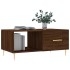 Mesa de centro madera contrachapada roble marrón 90x50x40