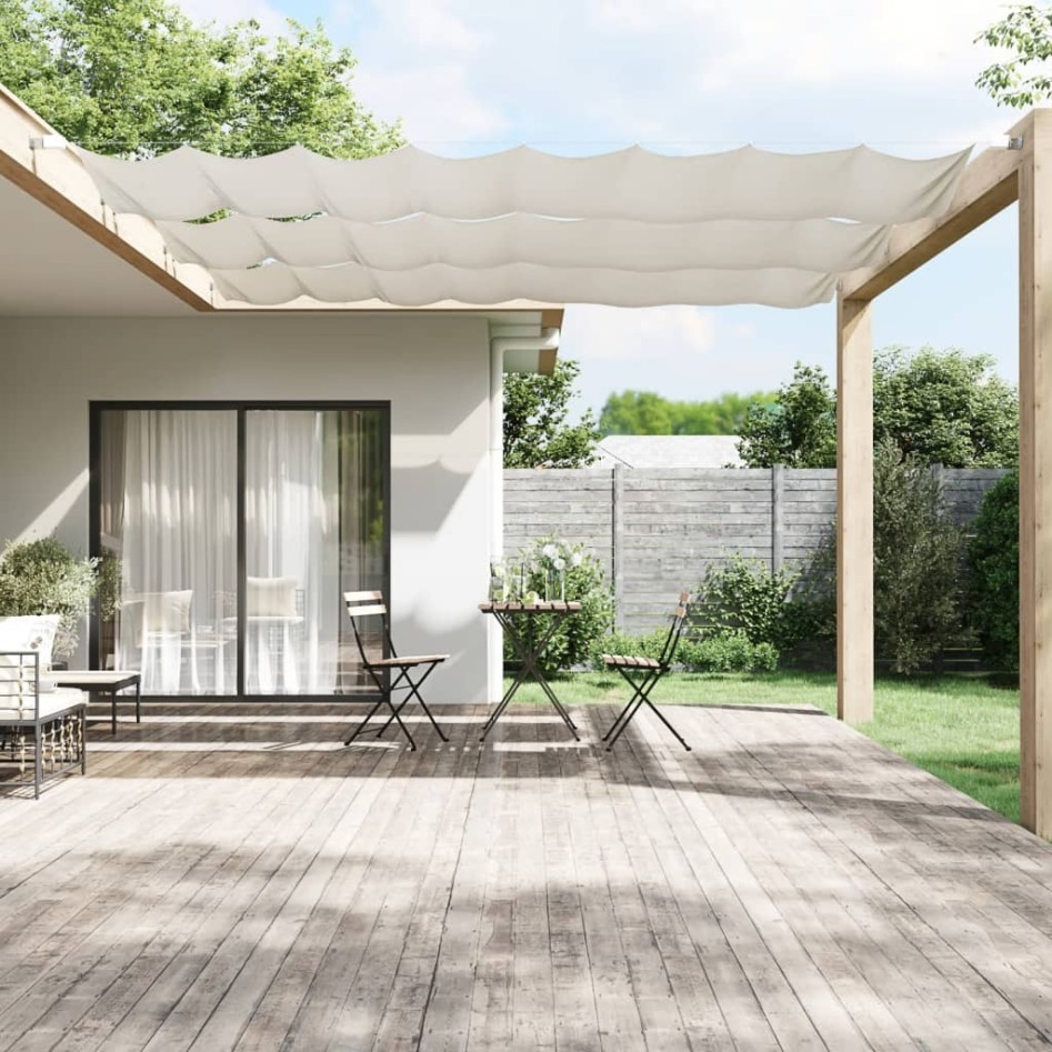 Toldo vertical blanco 100x1000 cm tela