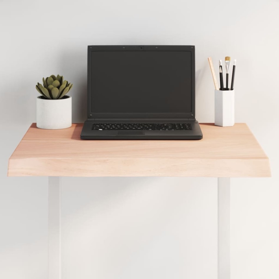 Tablero de mesa madera maciza borde natural 60x40x(2-4)