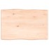 Tablero de mesa madera maciza borde natural 60x40x(2-4)