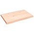 Tablero de mesa madera maciza borde natural 60x40x(2-4)
