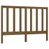 Cabecero de cama madera maciza de pino marrón miel 166x4x100