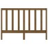 Cabecero de cama madera maciza de pino marrón miel 166x4x100