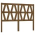 Cabecero de cama madera maciza de pino marrón miel 126x4x100