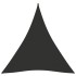 Toldo de vela triangular tela Oxford gris antracita 4x5x5